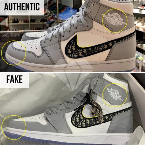 jordan 1 retro high dior replica|How to Spot Fake Dior Jordan 1 High .